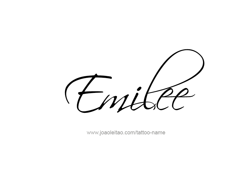 Tattoo Design Name Emilee   