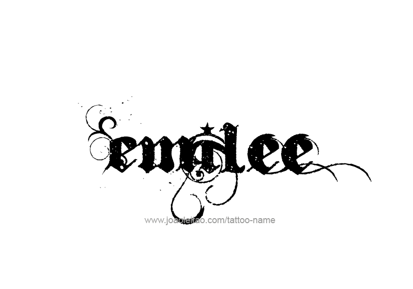 Tattoo Design Name Emilee   