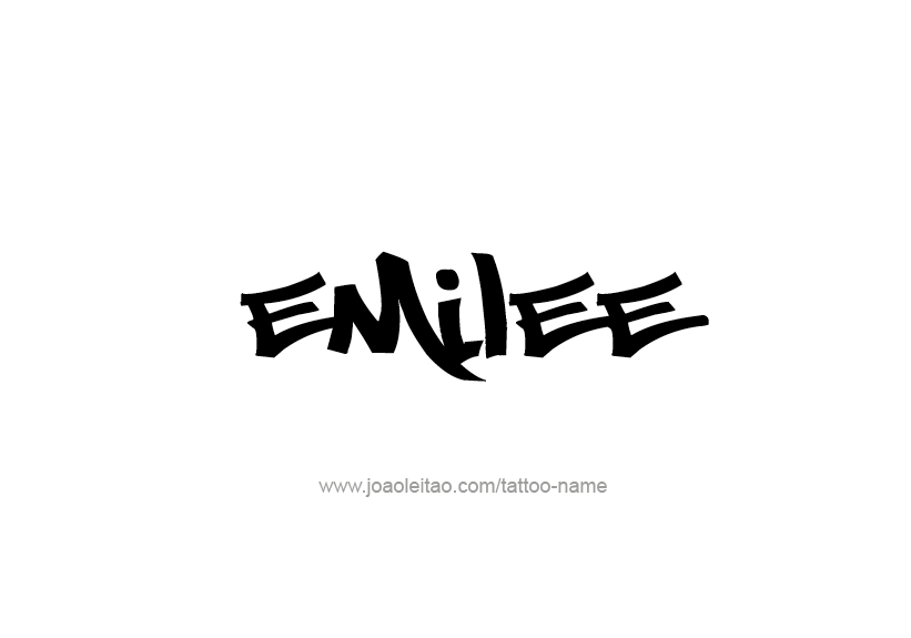 Tattoo Design Name Emilee   