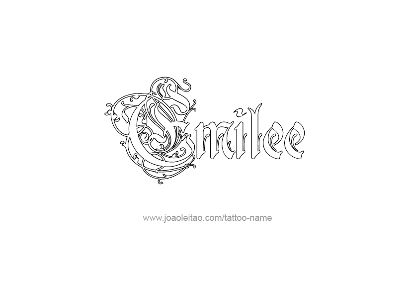 Tattoo Design Name Emilee   