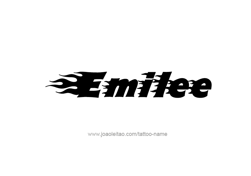 Tattoo Design Name Emilee   