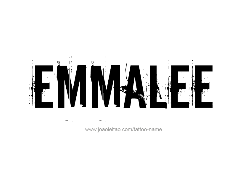 Tattoo Design Name Emmalee   