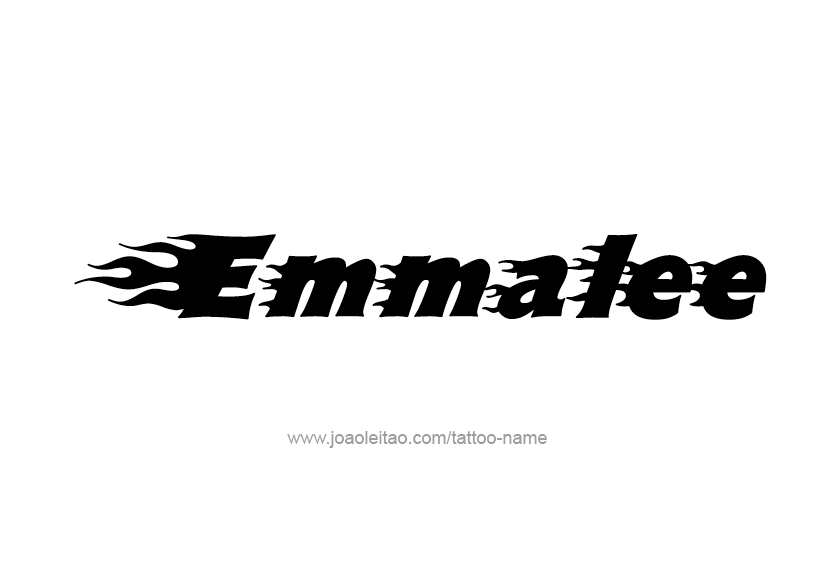 Tattoo Design Name Emmalee   