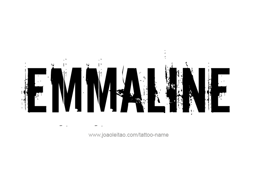 Tattoo Design Name Emmaline   