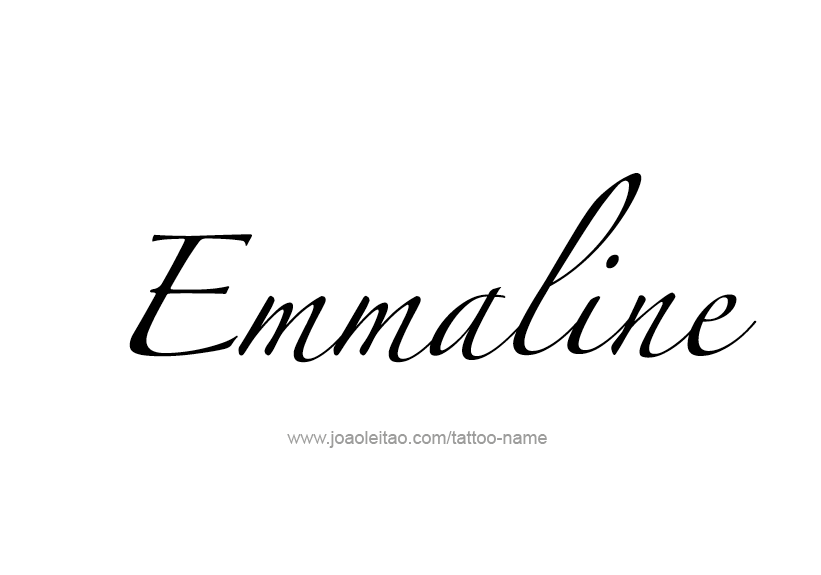 Tattoo Design Name Emmaline   