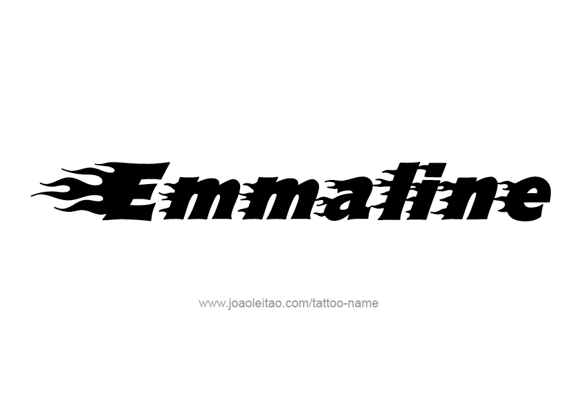 Tattoo Design Name Emmaline   