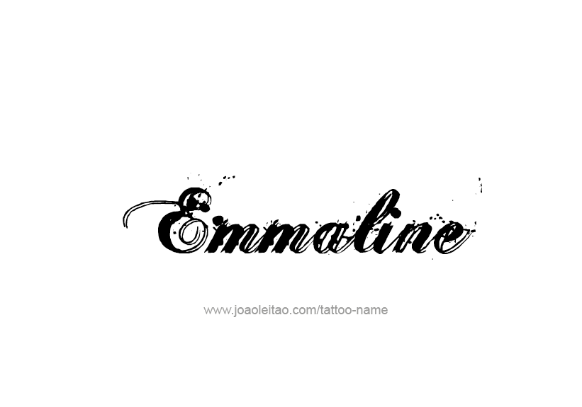 Tattoo Design Name Emmaline   