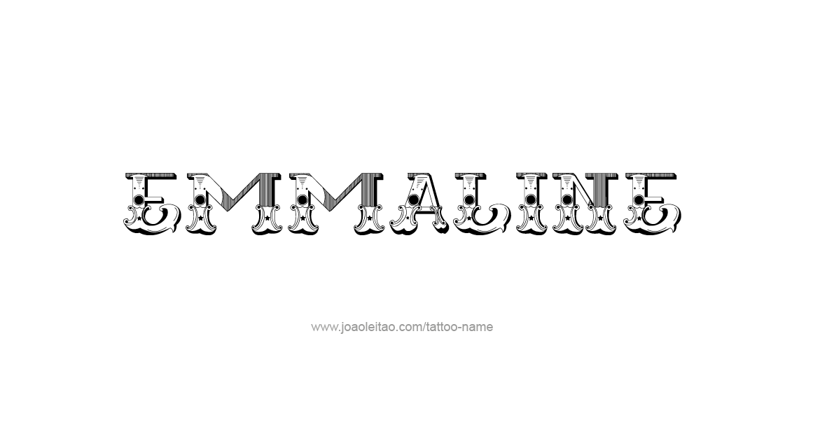 Tattoo Design Name Emmaline   