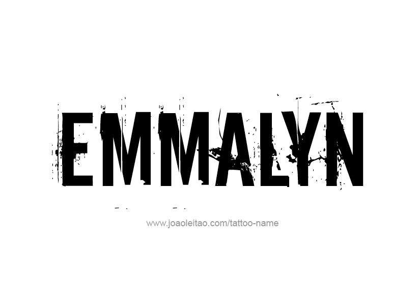 Tattoo Design Name Emmalyn   