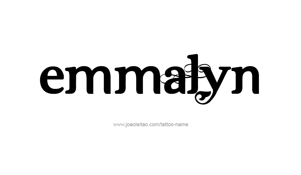 Tattoo Design Name Emmalyn   