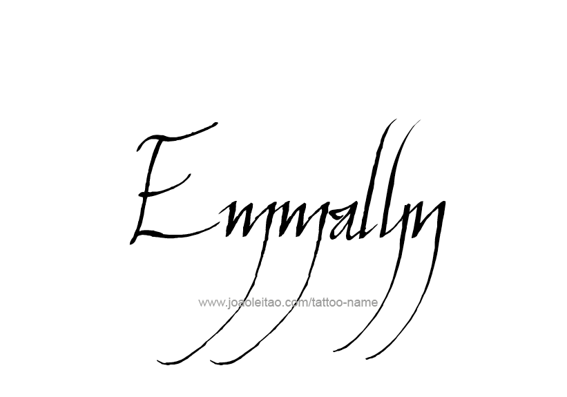 Tattoo Design Name Emmalyn   