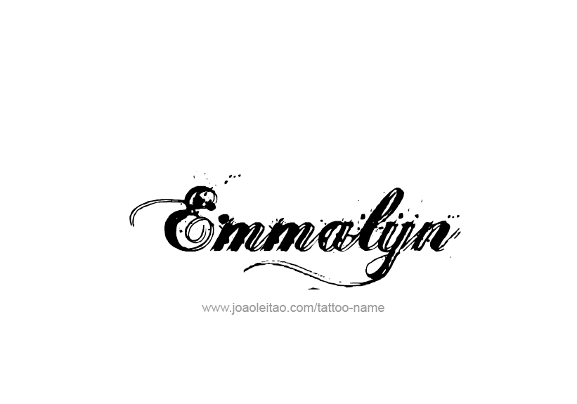 Tattoo Design Name Emmalyn   