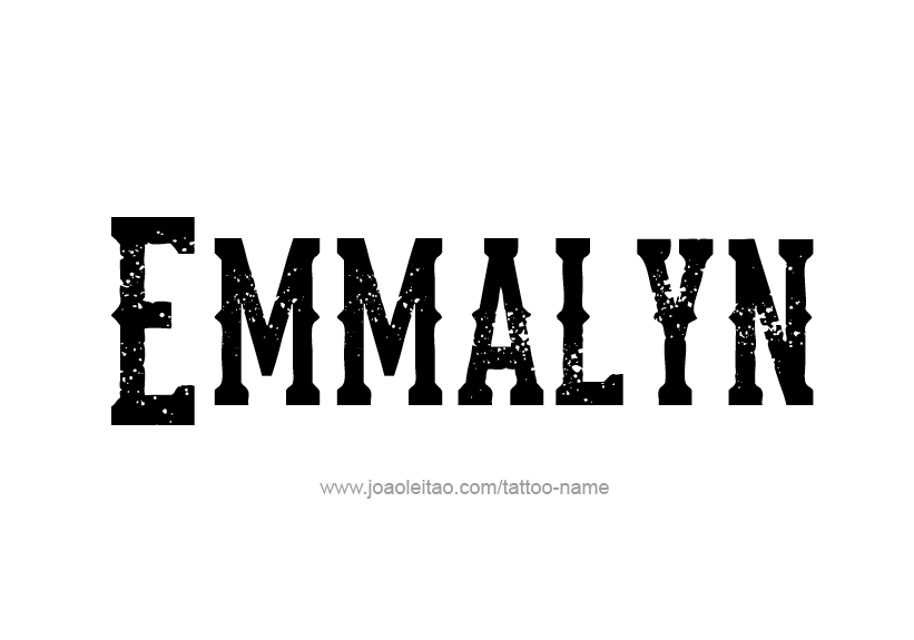 Tattoo Design Name Emmalyn   