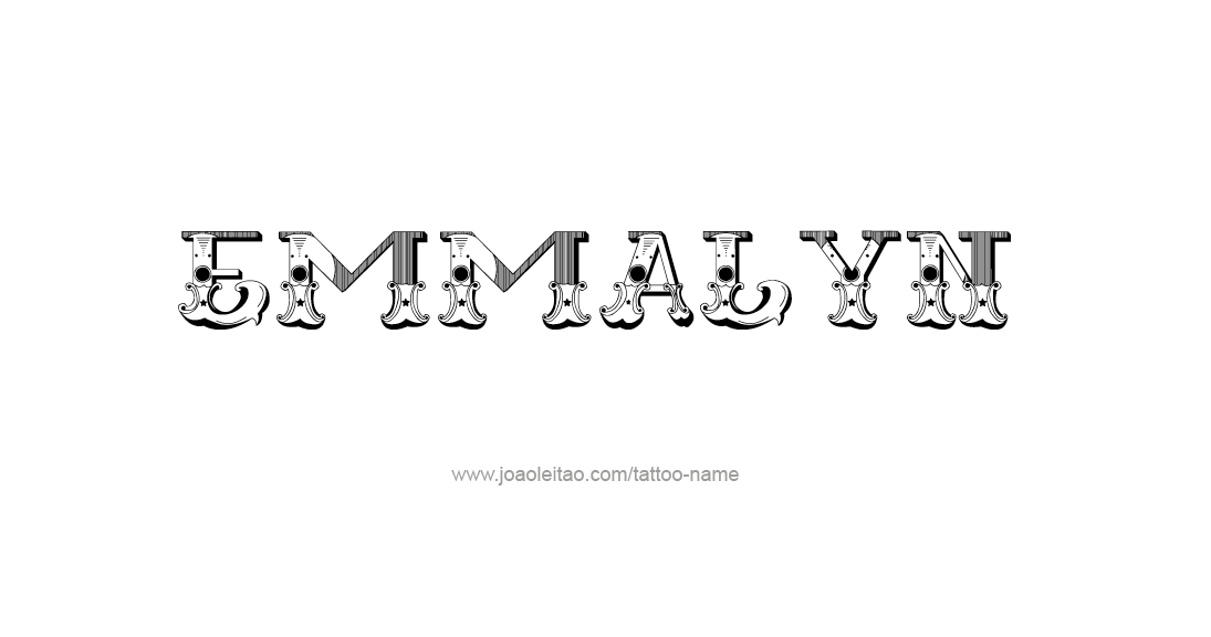 Tattoo Design Name Emmalyn   