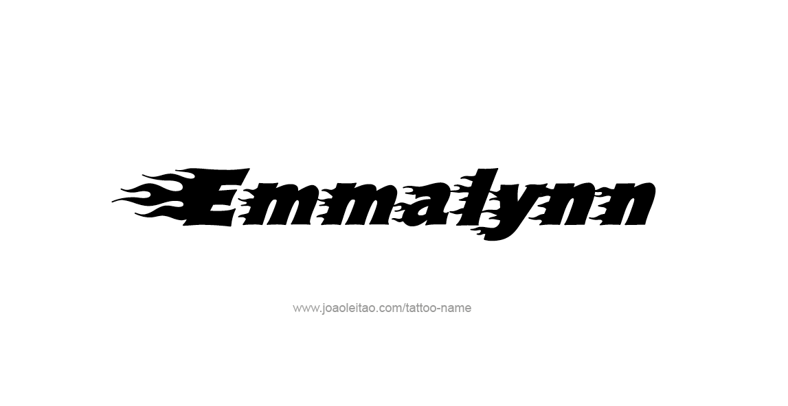 Tattoo Design Name Emmalynn   