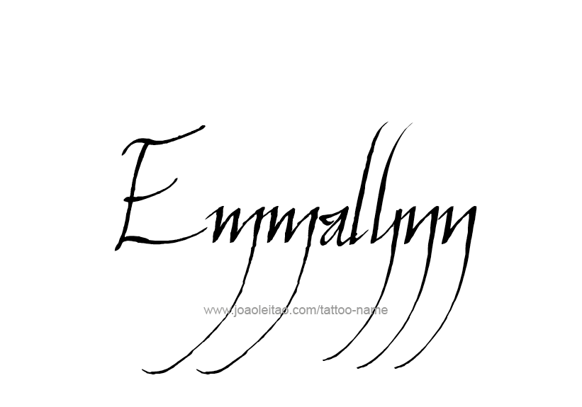 Tattoo Design Name Emmalynn   