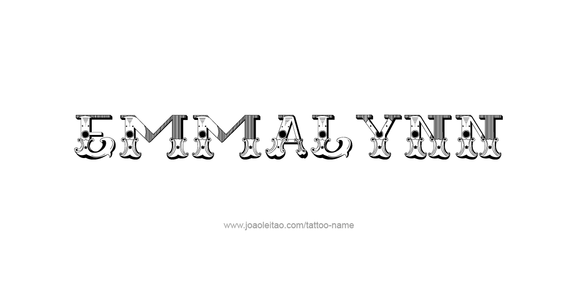 Tattoo Design Name Emmalynn   