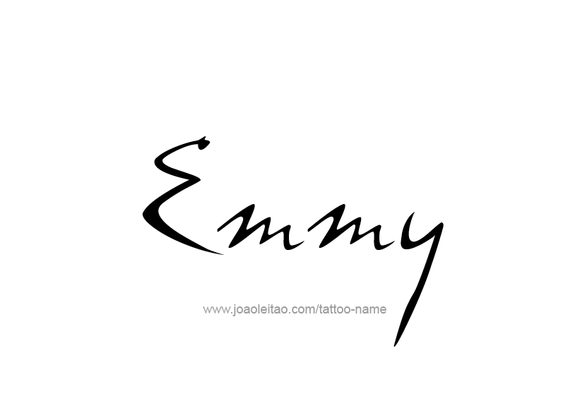 Tattoo Design Name Emmy   