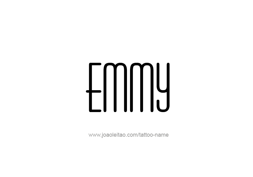 Tattoo Design Name Emmy   