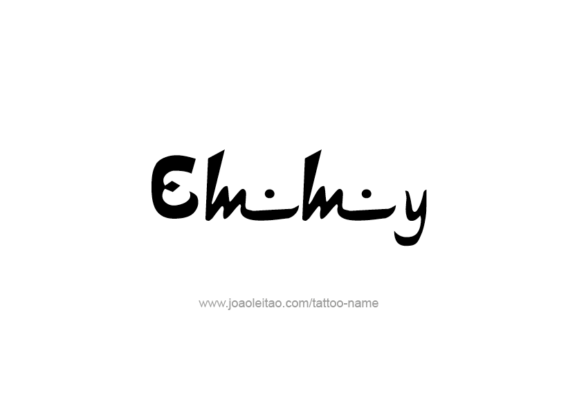 Tattoo Design Name Emmy   