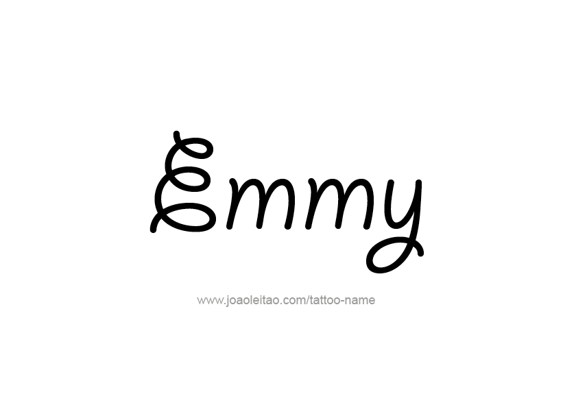 Tattoo Design Name Emmy   