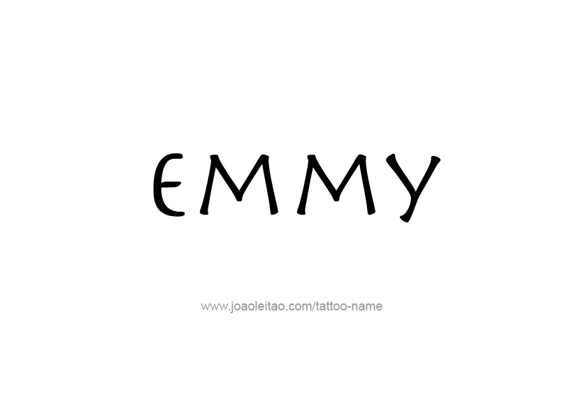 Tattoo Design Name Emmy   