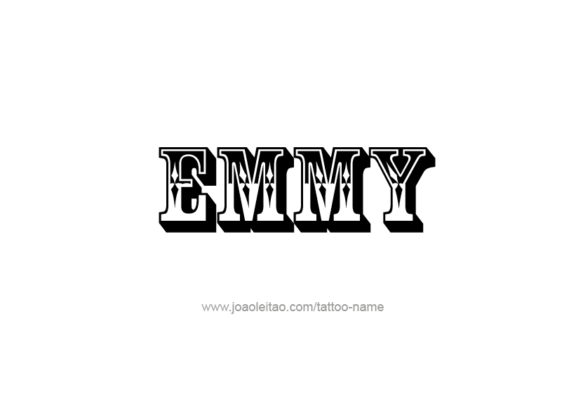 Tattoo Design Name Emmy   