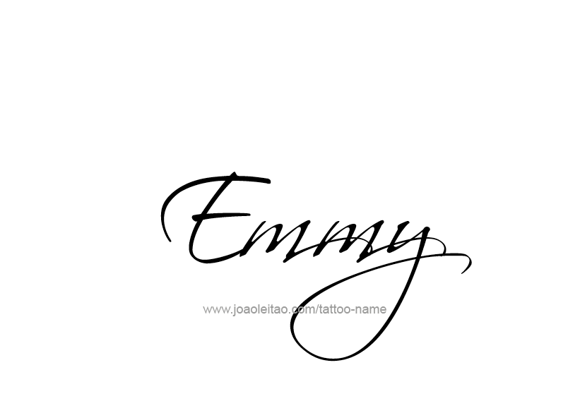 Tattoo Design Name Emmy   