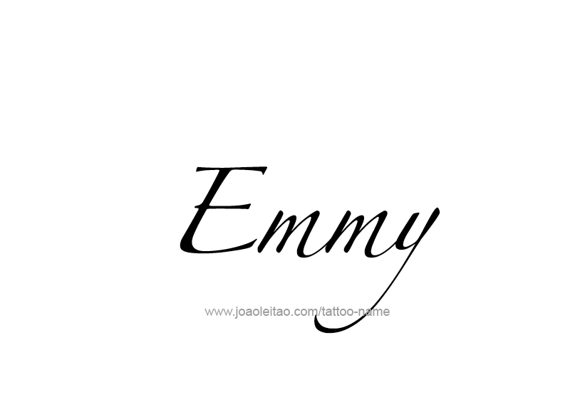 Tattoo Design Name Emmy   