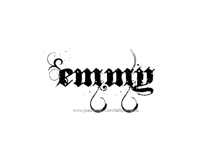 Tattoo Design Name Emmy   