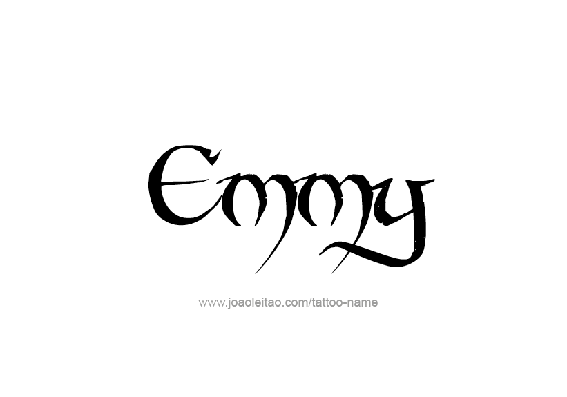 Tattoo Design Name Emmy   