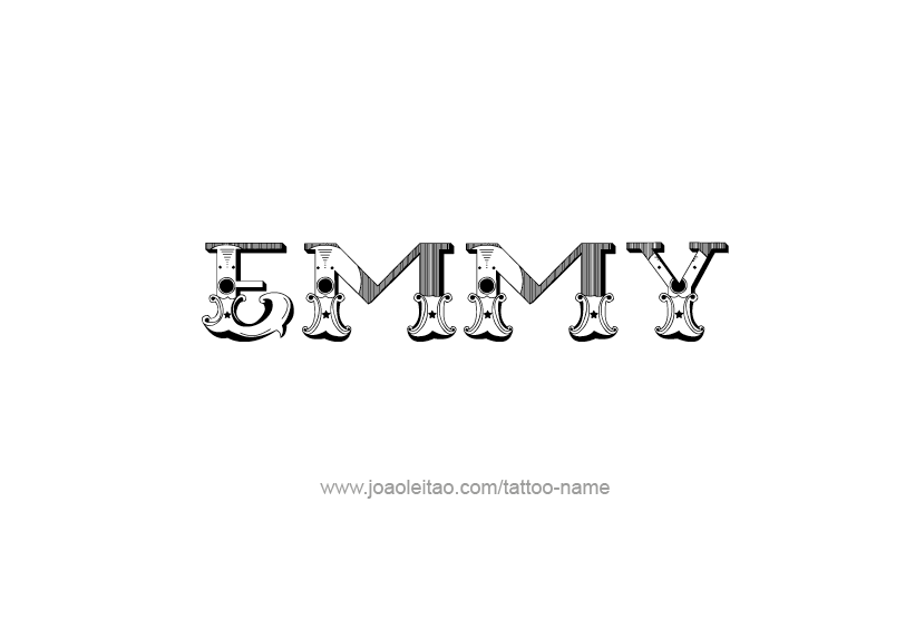 Tattoo Design Name Emmy   