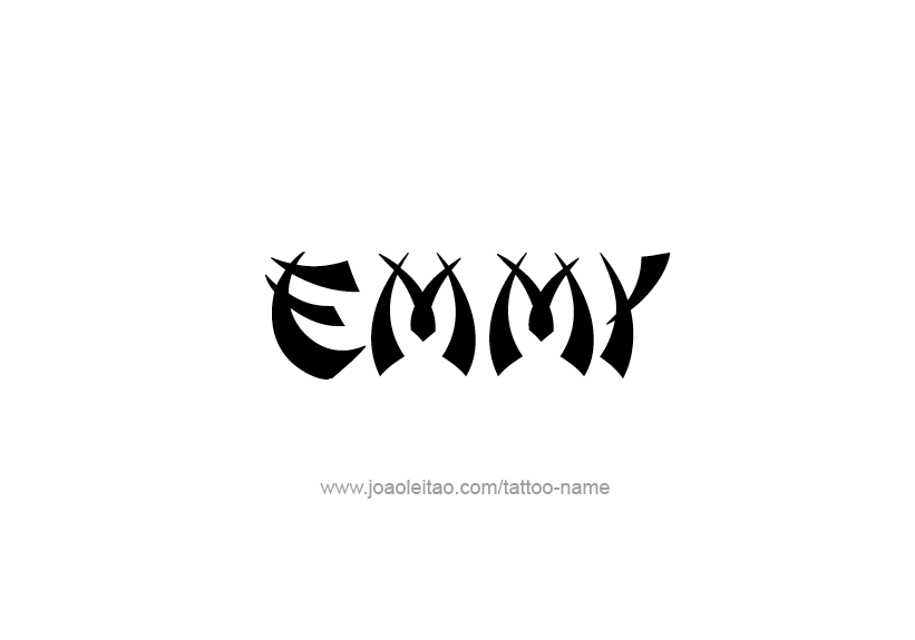 Tattoo Design Name Emmy   