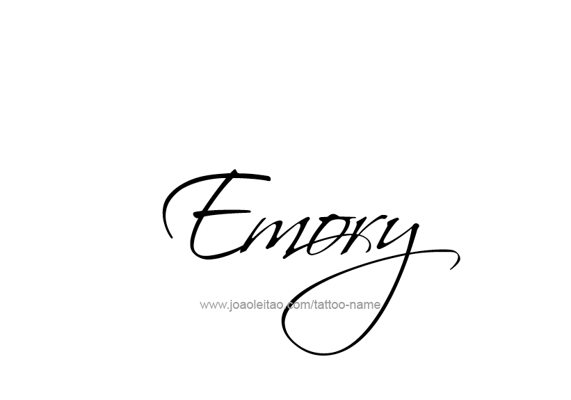 Tattoo Design Name Emory   