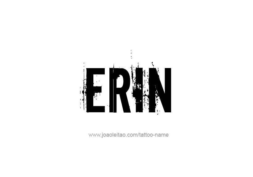 Tattoo Design Name Erin   