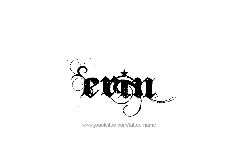 Tattoo Design Name Erin   