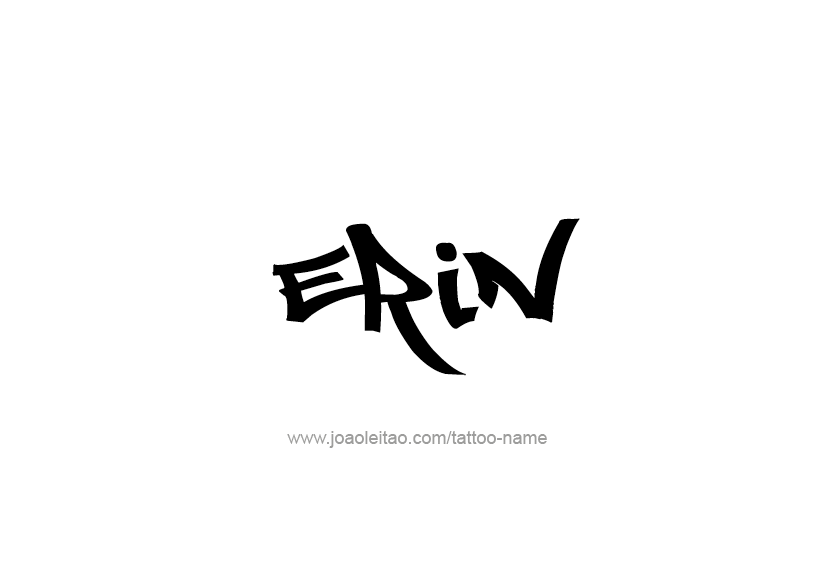 Tattoo Design Name Erin   