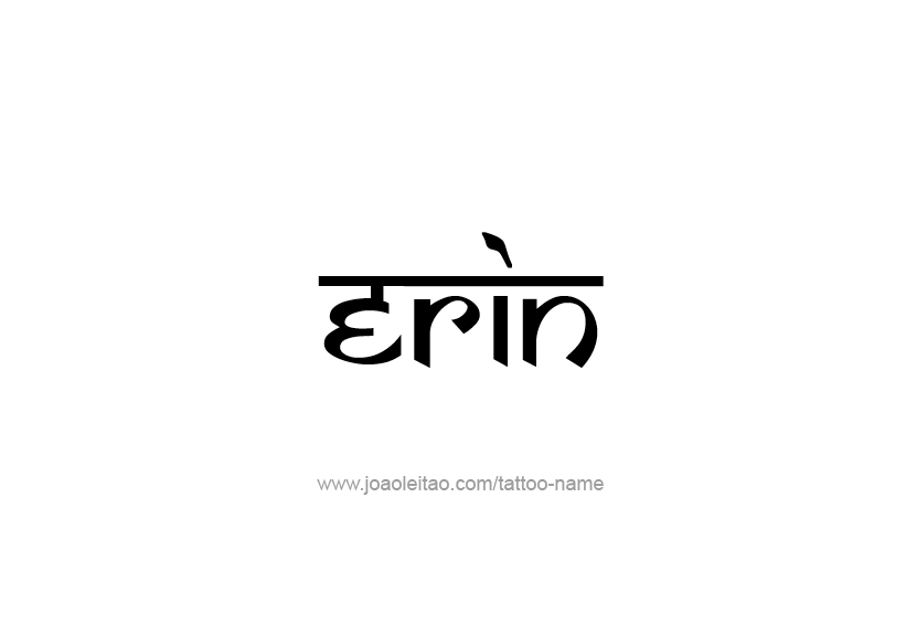 Tattoo Design Name Erin   