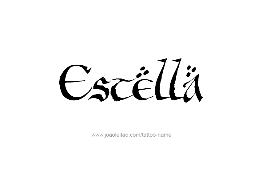 Tattoo Design Name Estella   