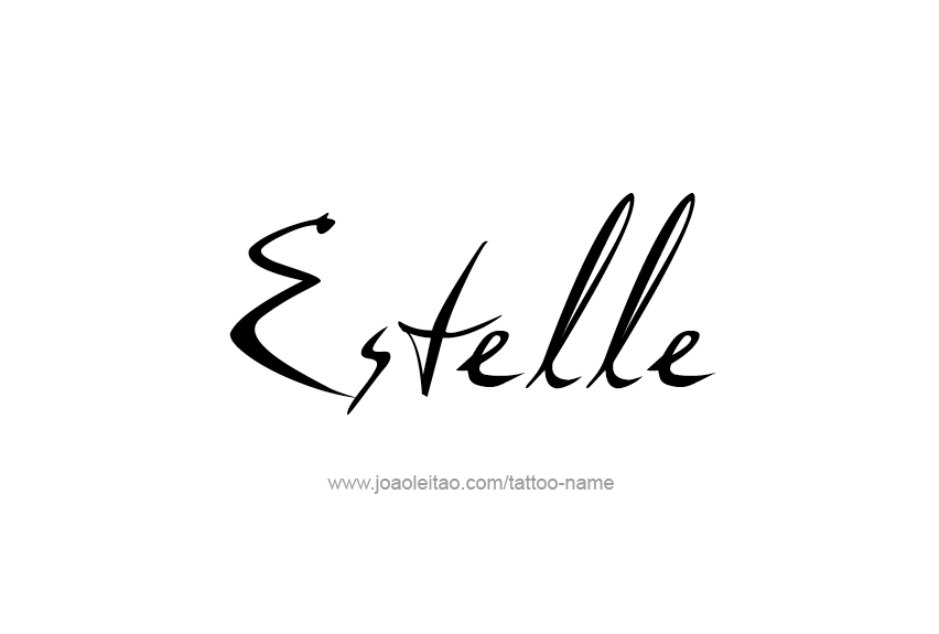 Tattoo Design Name Estelle   