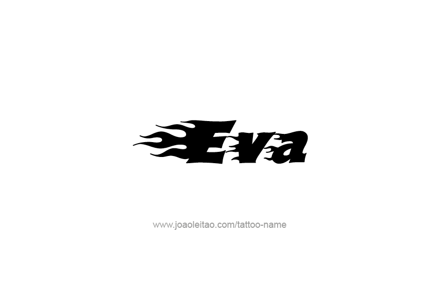 Tattoo Design Name Eva   