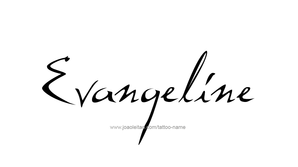 Tattoo Design Name Evangeline   