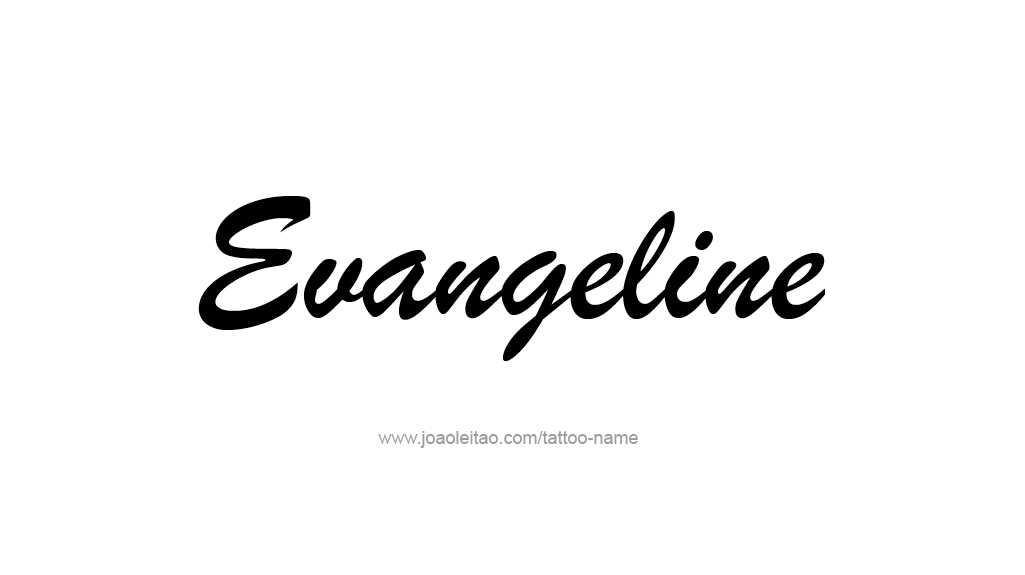 Tattoo Design Name Evangeline   