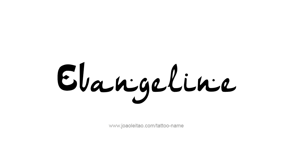 Tattoo Design Name Evangeline   