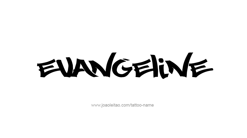 Tattoo Design Name Evangeline   