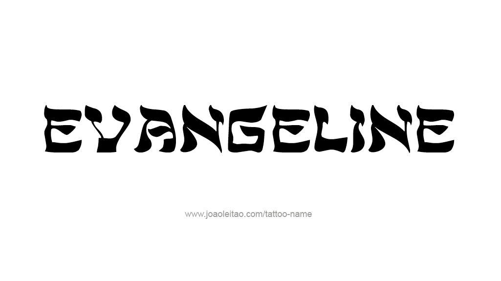 Tattoo Design Name Evangeline   