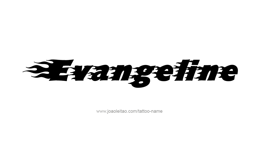 Tattoo Design Name Evangeline   