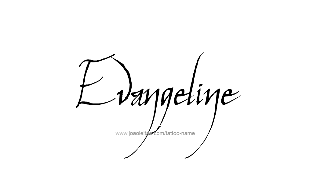 Tattoo Design Name Evangeline   