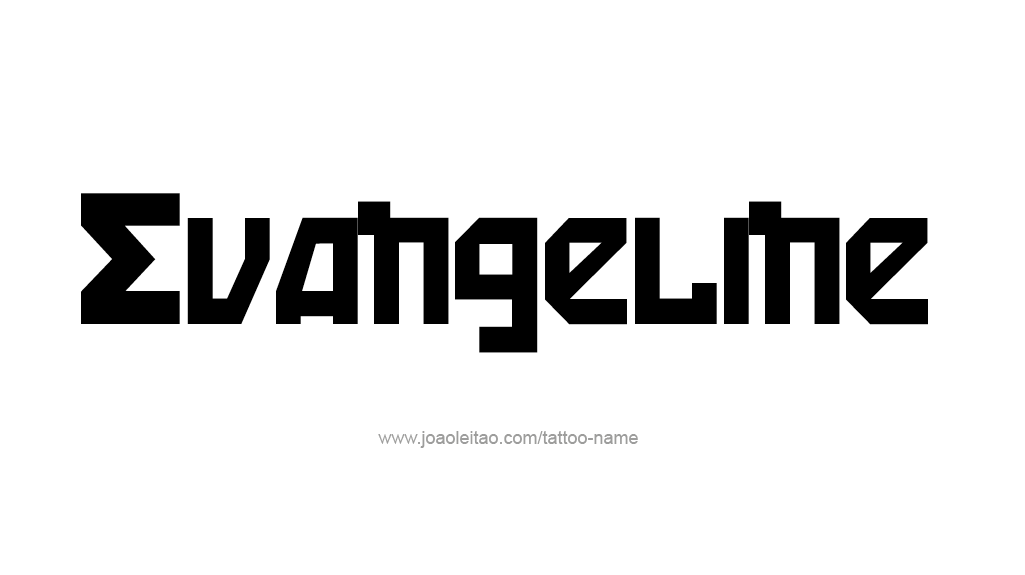 Tattoo Design Name Evangeline   