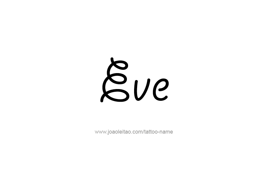 Tattoo Design Name Eve   